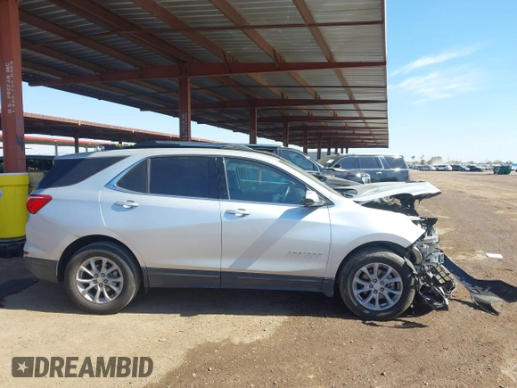 2020 Chevrolet Equinox LT with VIN 3GNAXKEV3LS606963, listed as a IAAI auction lot 41611757 with 72,535 mi miles and . Bid and sale history available at carsss.com. Image 13.