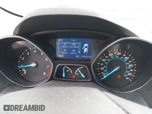 2013 Ford Escape SE with VIN 1FMCU0G96DUC26799, listed as a IAAI auction lot 42751599 with 116,312 mi miles and . Bid and sale history available at DreamBid. Image 7.
