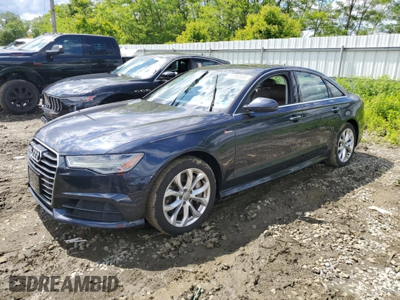 2018 Audi A6 Prestige with VIN WAUH3AFC2JN002285, listed as a Copart auction lot 58360955 with 101,187 mi miles and Salvage title. Bid and sale history available at DreamBid. Image 1.