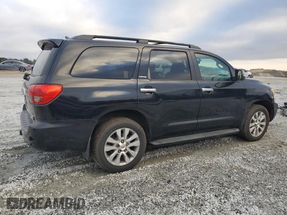 2012 Toyota Sequoia Limited with VIN 5TDJW5G15CS072800, listed as a Copart auction lot 85479194 with 325,561 mi miles and Clean Title. Bid and sale history available at carsss.com. Image 3.
