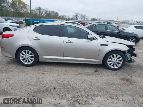 2015 Kia Optima EX with VIN 5XXGN4A76FG409159, listed as a IAAI auction lot 41937814 with 120,641 mi miles. Bid and sale history available at carsss.com. Image 14.