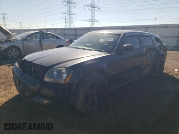 2005 Dodge Magnum RT with VIN 2D4GV58215H587205, listed as a Copart auction lot 72400054 with 115,534 mi miles and Salvage Title. Bid and sale history available at carsss.com. Image 1.
