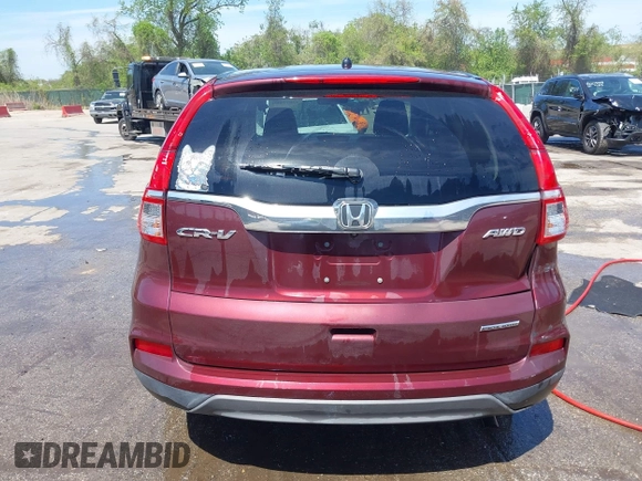 2016 Honda CR-V SE with VIN 2HKRM4H42GH715661, listed as a IAAI auction lot 42077889 with 77,402 mi miles and . Bid and sale history available at carsss.com. Image 16.