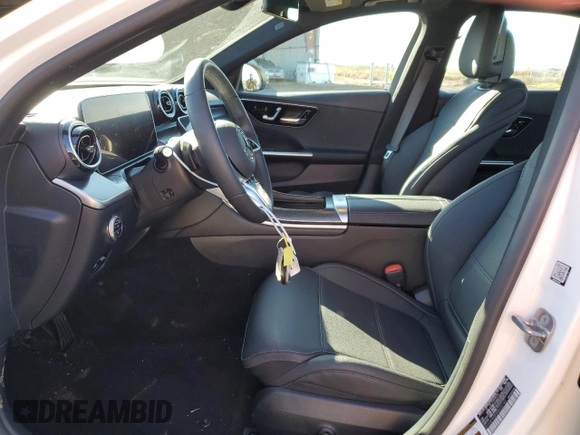 2024 Mercedes-Benz C 300 with VIN W1KAF4HB9RR232143, listed as a Copart auction lot 87269584 with 6,420 mi miles and Clean Title. Bid and sale history available at DreamBid. Image 7.