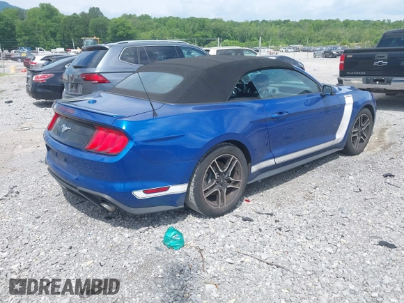 2018 Ford Mustang EcoBoost Premium z VIN 1FATP8UH3J5124748, wystawiony jako IAAI lot #42295710 z przebiegiem 143 000 mil mil oraz . Historia ofert i sprzedaży dostępna na DreamBid. Obrazek 4.
