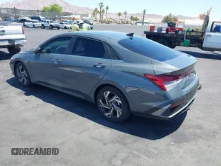 2024 Hyundai Elantra SEL with VIN KMHLS4DG3RU795634, listed as a IAAI auction lot 42506655 with 19,443 mi miles and . Bid and sale history available at DreamBid. Image 3.