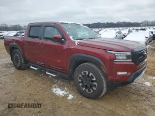 2023 Nissan Frontier SV with VIN 1N6ED1EJ1PN645834, listed as a Copart auction lot 45502255 with 15,619 mi miles and Salvage title. Bid and sale history available at DreamBid. Image 4.