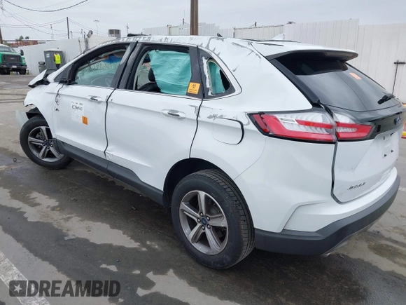 2019 Ford Edge SEL with VIN 2FMPK3J92KBB46825, listed as a IAAI auction lot 42286941 with 81,190 mi miles and . Bid and sale history available at DreamBid. Image 3.