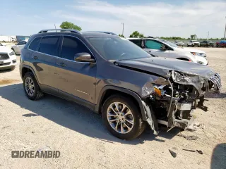 2019 Jeep Cherokee Altitude with VIN 1C4PJLLB3KD184565, listed as a Copart auction lot 58046345 with 91,618 mi miles and Salvage title. Bid and sale history available at DreamBid. Image 4.