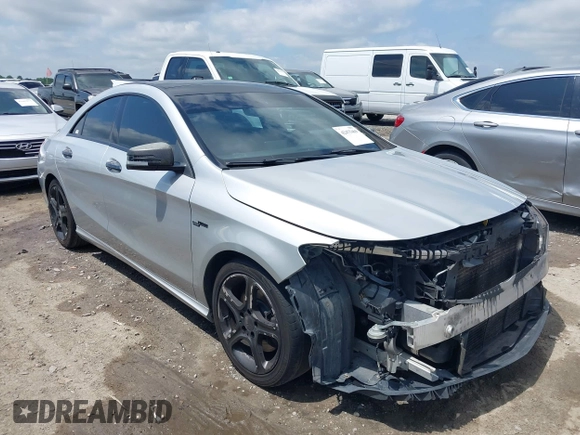 2014 Mercedes-Benz CLA 250 with VIN WDDSJ4EB2EN055850, listed as a IAAI auction lot 42475469 with 132,649 mi miles and . Bid and sale history available at DreamBid. Image 1.