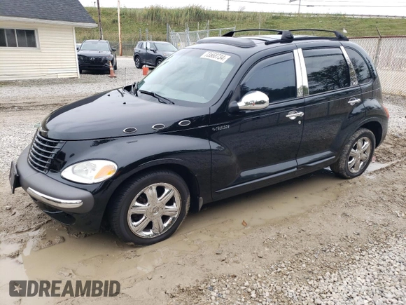 2001 Chrysler PT Cruiser with VIN 3C8FY4BB91T689970, listed as a Copart auction lot 73568734 with 43,339 mi miles and Clean Title. Bid and sale history available at carsss.com. Image 1.
