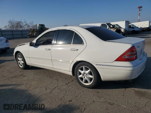 2002 Mercedes-Benz C 230/260/280/320 with VIN WDBRF64J42F196373, listed as a Copart auction lot 88166025 with 147,986 mi miles and Salvage Title. Bid and sale history available at DreamBid. Image 2.