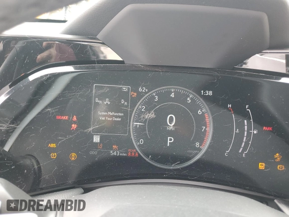 2025 Lexus NX 350 z VIN 2T2AGCEZ8SC080841, wystawiony jako Copart lot #53203235 z przebiegiem 543 mil mil oraz Szkoda całkowita • Salvage title. Historia ofert i sprzedaży dostępna na DreamBid. Obrazek 9.