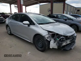2023 Toyota Corolla LE with VIN 5YFB4MDE0PP013678, listed as a Copart auction lot 55449935 with 80,477 mi miles and Clean Title. Bid and sale history available at DreamBid. Image 4.