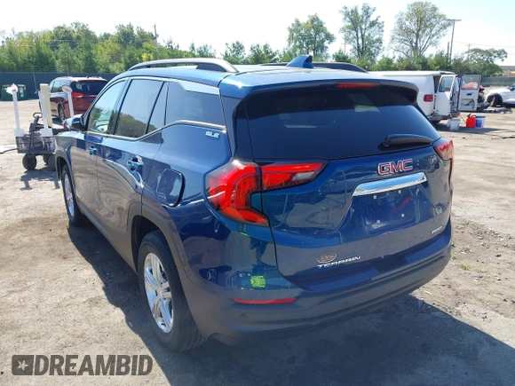 2020 GMC Terrain SLE with VIN 3GKALTEV3LL192964, listed as a IAAI auction lot 40497797 with 37,800 mi miles. Bid and sale history available at carsss.com. Image 3.