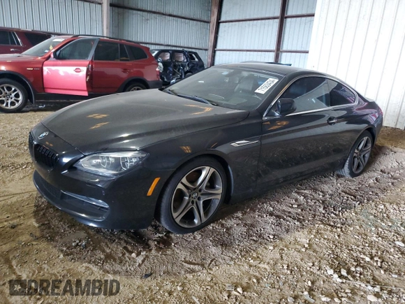 2013 BMW 6 Series 650i with VIN WBAYM9C50DDW20054, listed as a Copart auction lot 71563434 with 83,640 mi miles and Salvage Title. Bid and sale history available at carsss.com. Image 1.