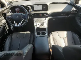 2022 Hyundai Santa Fe Hybrid Limited with VIN KM8S5DA18NU037687, listed as a Copart auction lot 56005664 with 23,390 mi miles and Salvage Title. Bid and sale history available at carsss.com. Image 8.