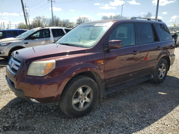 2007 Honda Pilot EX-L with VIN 5FNYF18527B025243, listed as a Copart auction lot 51981585 with 273,134 mi miles and Salvage Title. Bid and sale history available at carsss.com. Image 1.