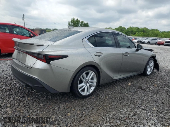 2022 Lexus IS 300 z VIN JTHAA1D25N5121912, wystawiony jako Copart lot #55110665 z przebiegiem 53 549 mil mil oraz Szkoda całkowita • Salvage title. Historia ofert i sprzedaży dostępna na DreamBid. Obrazek 3.
