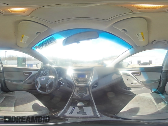 2013 Hyundai Elantra GLS z VIN 5NPDH4AE6DH384354, wystawiony jako Copart lot #50653675 z przebiegiem 165 375 mil mil oraz Szkody całkowita. Historia ofert i sprzedaży dostępna na DreamBid. Obrazek 13.