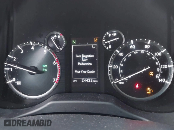 2022 Lexus GX with VIN JTJAM7BX8N5313848, listed as a IAAI auction lot 41978836 with 24,423 mi miles. Bid and sale history available at carsss.com. Image 7.