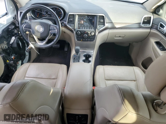 2018 Jeep Grand Cherokee Limited with VIN 1C4RJFBT7JC343404, listed as a Copart auction lot 81815784 with 60,995 mi miles and Salvage title. Bid and sale history available at DreamBid. Image 8.