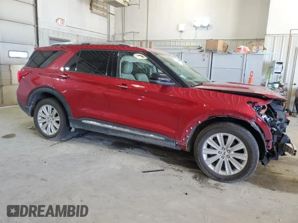 2020 Ford Explorer Limited with VIN 1FM5K8FW1LGB11531, listed as a Copart auction lot 68565304 with 61,483 mi miles and Salvage Title. Bid and sale history available at carsss.com. Image 4.