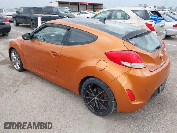 2013 Hyundai Veloster RE:MIX with VIN KMHTC6AD5DU106088, listed as a IAAI auction lot 41904678 with 213,478 mi miles and . Bid and sale history available at DreamBid. Image 3.