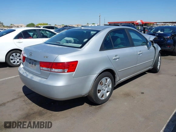 2007 Hyundai Sonata GLS with VIN 5NPET46C97H274364, listed as a IAAI auction lot 42061715 with 158,688 mi miles and . Bid and sale history available at DreamBid. Image 4.