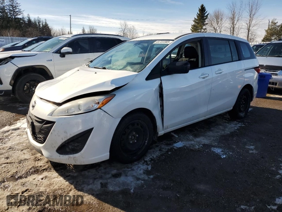 2013 Mazda 5 Touring with VIN JM1CW2CL6D0155560, listed as a Copart auction lot 44722385 with 307,482 mi miles and Salvage Title. Bid and sale history available at carsss.com. Image 1.