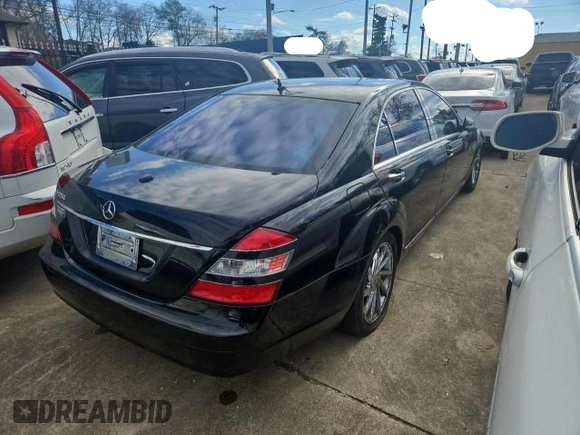 2007 Mercedes-Benz S 550 with VIN WDDNG71XX7A072453, listed as a Copart auction lot 84865234 with 155,116 mi miles and Clean Title. Bid and sale history available at DreamBid. Image 4.