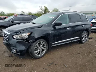 2014 Infiniti QX60 с VIN 5N1AL0MM4EC523208, выставлен на аукционе Copart как лот 56053935 с пробегом 138 859 миль миль и Списание • Salvage title. История ставок и продаж доступна на DreamBid. Изображение 1.