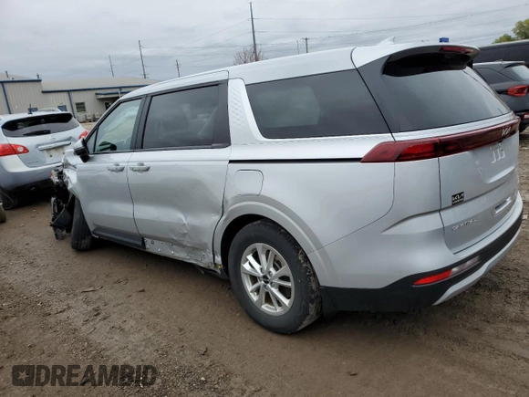 2023 Kia Carnival LX with VIN KNDNB4H31P6214573, listed as a Copart auction lot 80956874 with 38,106 mi miles and Salvage Title. Bid and sale history available at carsss.com. Image 2.