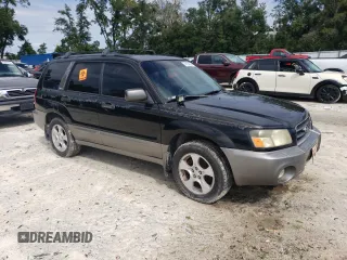 2003 Subaru Forester XS with VIN JF1SG65683H708738, listed as a Copart auction lot 74134674 with 0 mi miles and Salvage Title. Bid and sale history available at carsss.com. Image 4.