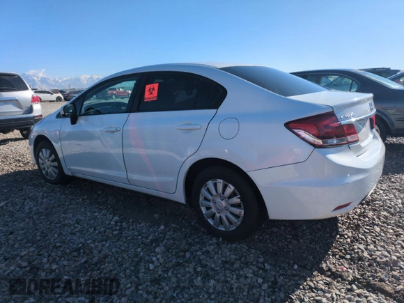 2015 Honda Civic Sedan LX with VIN 2HGFB2E50FH501769, listed as a Copart auction lot 42050625 with 0 mi miles and Salvage Title. Bid and sale history available at carsss.com. Image 2.