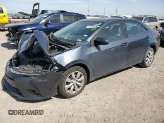 2016 Toyota Corolla L with VIN 2T1BURHE3GC484537, listed as a Copart auction lot 49720035 with 54,646 mi miles and Salvage Title. Bid and sale history available at DreamBid. Image 1.