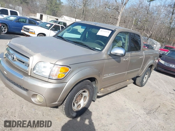 2004 Toyota Tundra SR5 with VIN 5TBET34144S447959, listed as a IAAI auction lot 41752378 with 301,993 mi miles and . Bid and sale history available at DreamBid. Image 2.