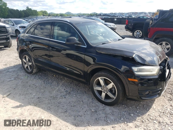 2015 Audi Q3 Premium Plus with VIN WA1BFCFS6FR000861, listed as a Copart auction lot 55849265 with 84,270 mi miles and Clean title. Bid and sale history available at DreamBid. Image 4.