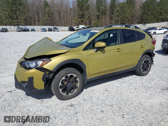 2021 Subaru Crosstrek Premium z VIN JF2GTAPC3MH236694, wystawiony jako Copart lot #49820015 z przebiegiem 34 449 mil mil oraz Szkoda całkowita • Salvage title. Historia ofert i sprzedaży dostępna na DreamBid. Obrazek 1.
