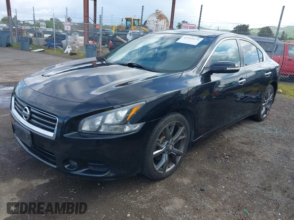 2014 Nissan Maxima S with VIN 1N4AA5AP9EC908498, listed as a IAAI auction lot 41945171 with 130,090 mi miles and . Bid and sale history available at DreamBid. Image 19.