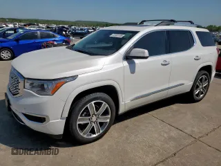 2017 GMC Acadia Denali with VIN 1GKKNPLS1HZ270950, listed as a Copart auction lot 51991135 with 108,477 mi miles and Salvage Title. Bid and sale history available at carsss.com. Image 1.