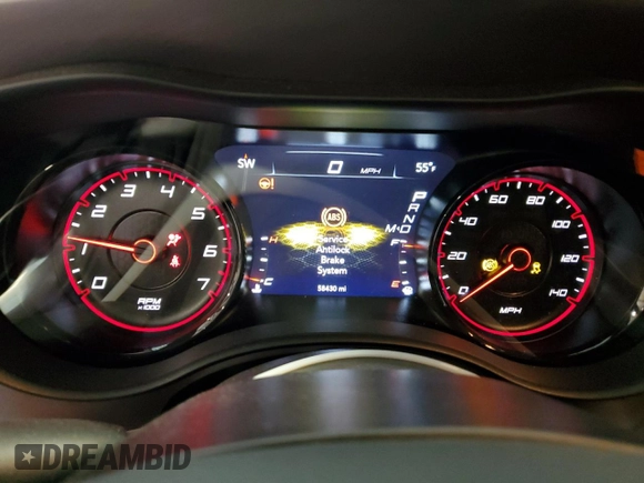 2019 Dodge Charger SXT with VIN 2C3CDXJG5KH520588, listed as a Copart auction lot 54910605 with 58,430 mi miles and Salvage Title. Bid and sale history available at DreamBid. Image 9.