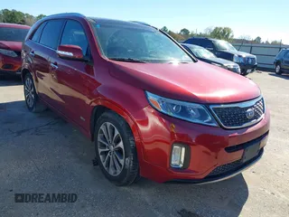 2014 Kia Sorento SX Limited with VIN 5XYKWDA74EG538647, listed as a IAAI auction lot 41280403 with 158,352 mi miles. Bid and sale history available at carsss.com. Image 1.