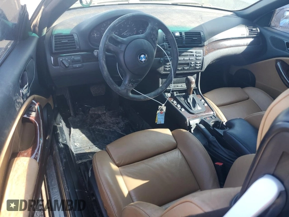 2006 BMW 3 Series 325Ci with VIN WBABW33446PX87975, listed as a Copart auction lot 44385775 with 115,093 mi miles and Salvage Title. Bid and sale history available at carsss.com. Image 8.