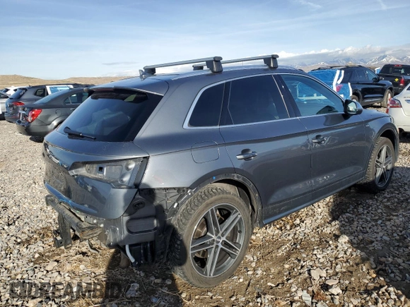 2018 Audi SQ5 Premium Plus with VIN WA1A4AFY1J2125925, listed as a Copart auction lot 86731324 with 56,875 mi miles and Salvage Title. Bid and sale history available at DreamBid. Image 3.