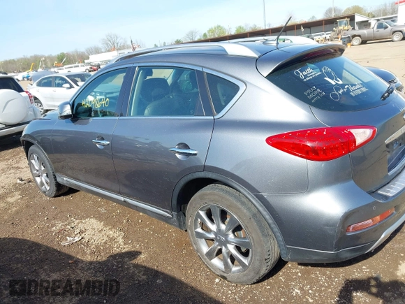 2017 Infiniti QX50 with VIN JN1BJ0RR7HM406078, listed as a IAAI auction lot 42098640 with 42,603 mi miles and . Bid and sale history available at DreamBid. Image 15.