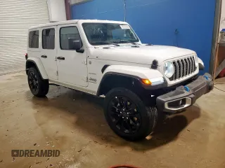 2024 Jeep Wrangler Sahara with VIN 1C4RJXP65RW331514, listed as a Copart auction lot 56888935 with 18,507 mi miles and Clean Title. Bid and sale history available at DreamBid. Image 4.