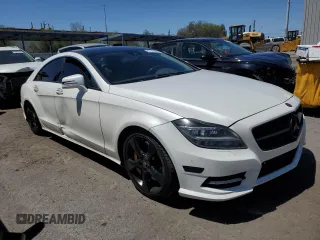 2014 Mercedes-Benz CLS-Class CLS 550 with VIN WDDLJ7DB9EA098998, listed as a Copart auction lot 57313054 with 146,674 mi miles and Salvage Title. Bid and sale history available at carsss.com. Image 4.