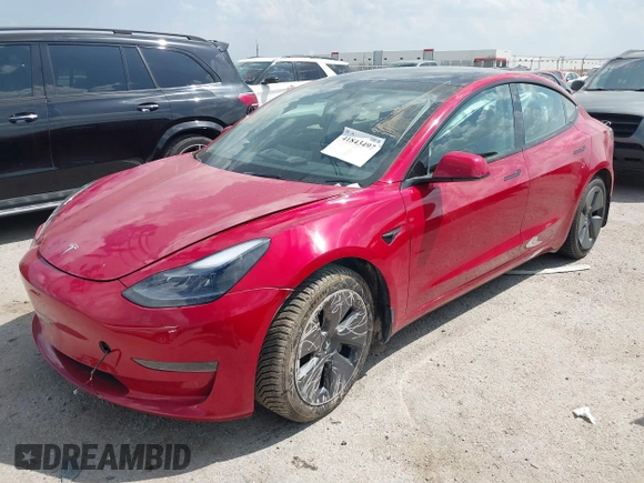 2023 Tesla Model 3 z VIN 5YJ3E1EA1PF509094, wystawiony jako IAAI lot #41843497 z przebiegiem 37 677 mil mil oraz . Historia ofert i sprzedaży dostępna na DreamBid. Obrazek 2.