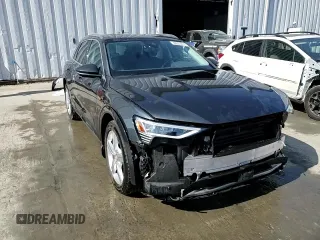 2019 Audi e-tron Premium Plus with VIN WA1LAAGEXKB015138, listed as a Copart auction lot 48853815 with 35,816 mi miles and Salvage title. Bid and sale history available at DreamBid. Image 15.